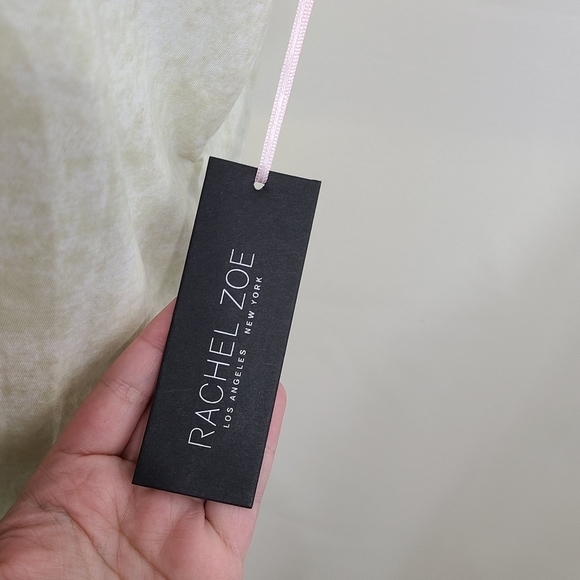 Rachel Zoe tie dye tank top lime green NEW - Picture 7 of 7